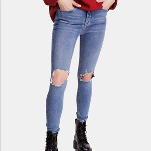 Free People Busted Skinny Jeans